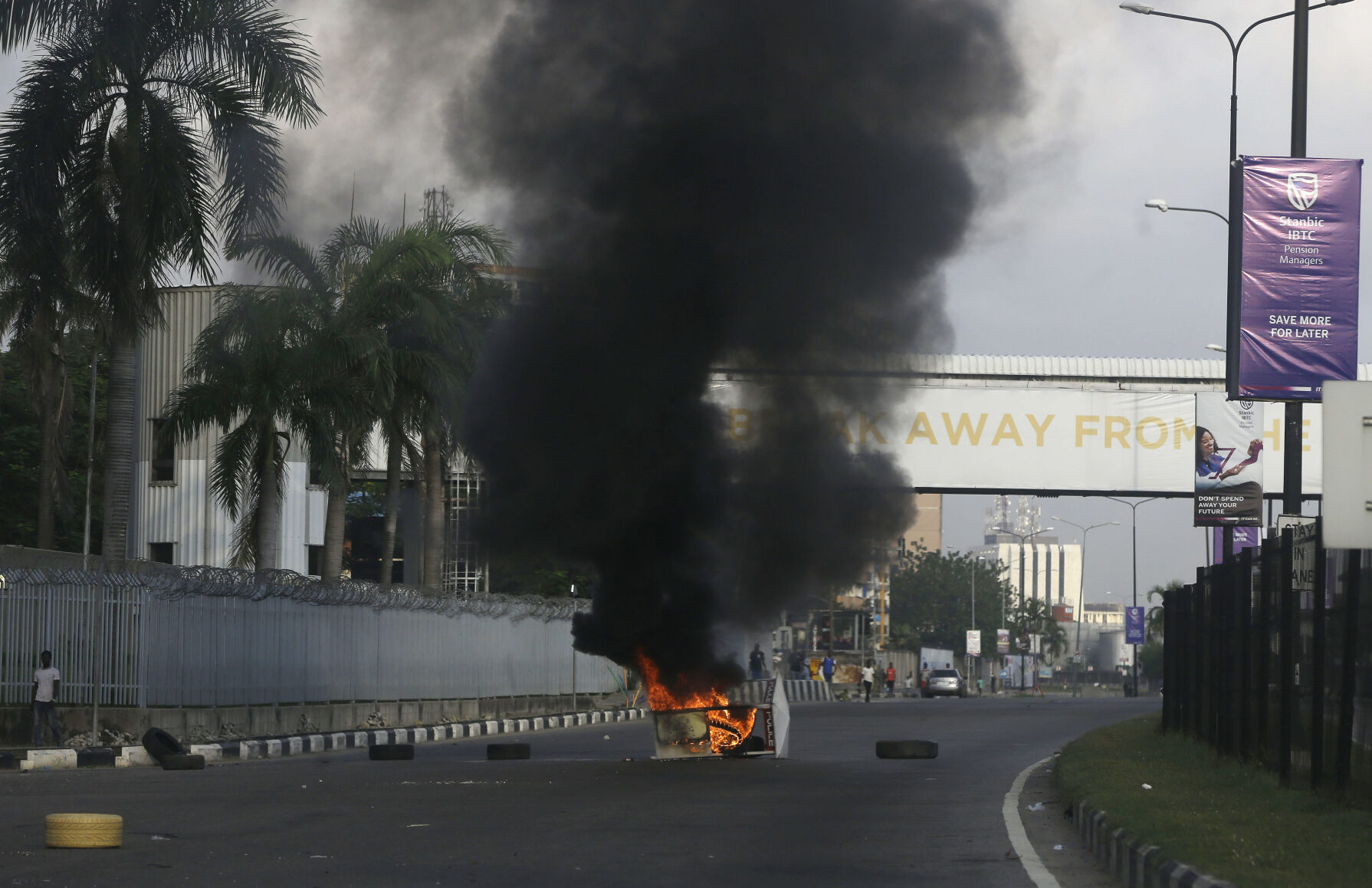 Nigeria Police Protest